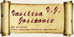 Vasilisa Josipović vizit kartica